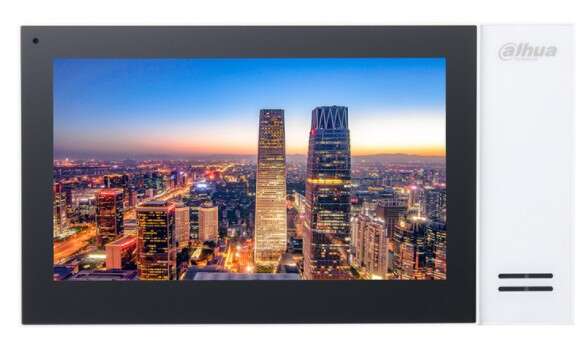 Moniteur blanc couleur 7" IP carte SD 8GB incluse