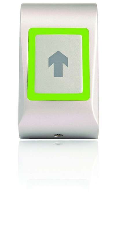 Bouton poussoir sensitif en Métal - 12/24 VCC - Gris Clair