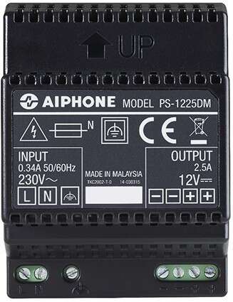 ALIM SECTEUR 230AC/12VDC/2.5A (DIN 4 MODULES)