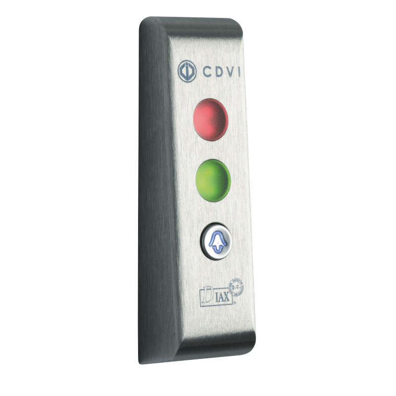 Sémaphore inox 2 leds saillie