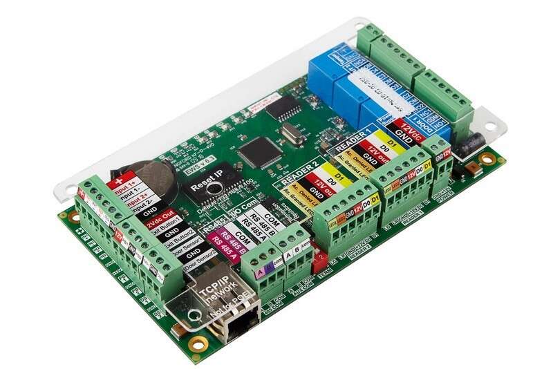 Controleur IP + RS485 sans boîtier, 2 lecteurs, 2 portes