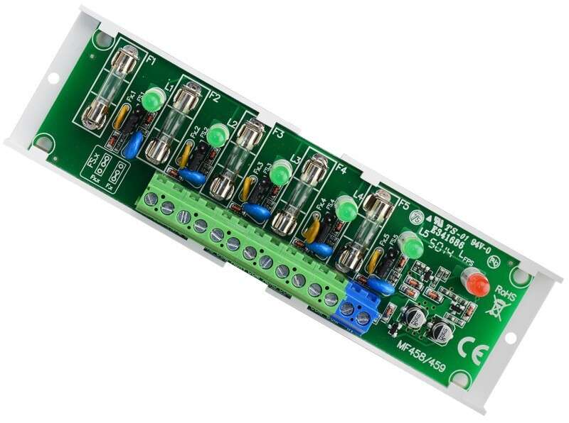 Module carte protection et distribution alim 12Vdc, 1 entrée