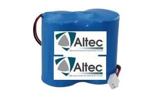 1 blister de 2 piles Lithium pour SIRUS RF et SIRYNX RF