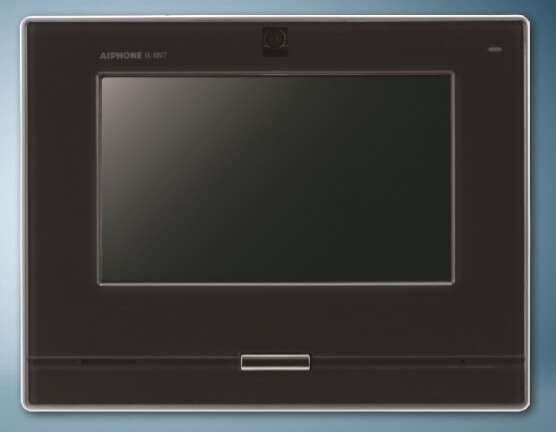 Moniteur IP audio et vidéo 7" tactile noir