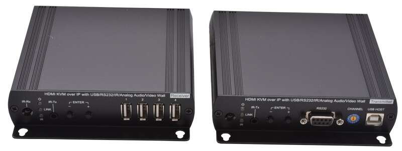 DEPORT HDMI/KVM/USB2/IR/AUDIO/RS232 EMET+RECEP