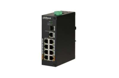 Switch 8 ports PoE 2.0 10/100Mbps + uplink 1 x RJ45 et 1 SFP