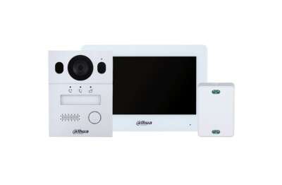 Kit portier vidéo saillie 1 BP 2MP moniteur 7" 2 fils et wifi