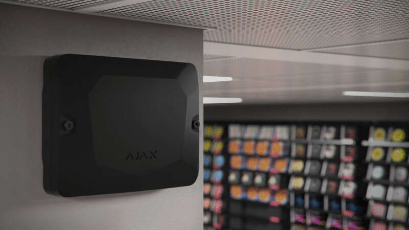 Boîtier NOIR pour la connexion filaire sécurisée des appareils Ajax