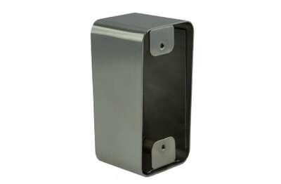 Boitier saillie applique acier inoxydable 42x87x38/42mm