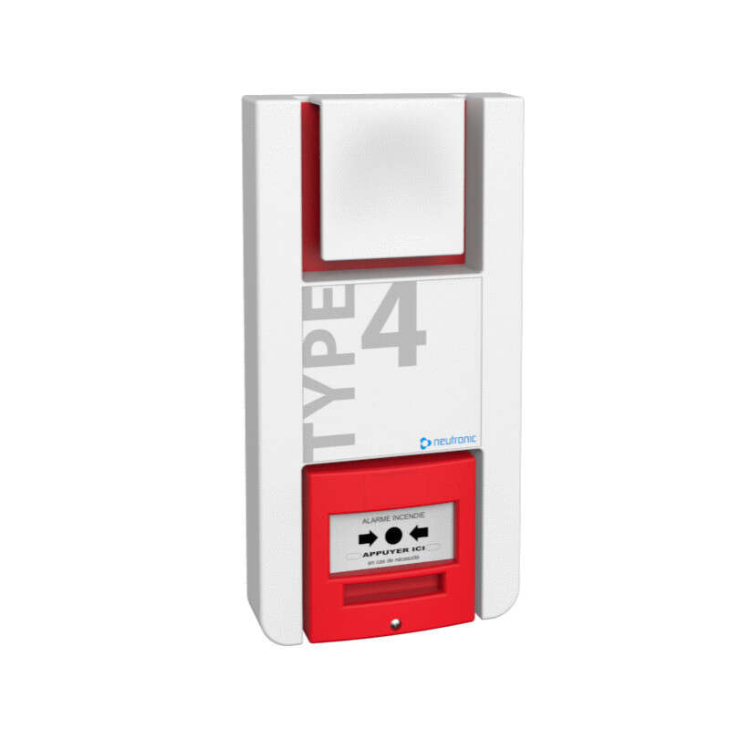 Equipement d'alarme Type 4 +relais à piles