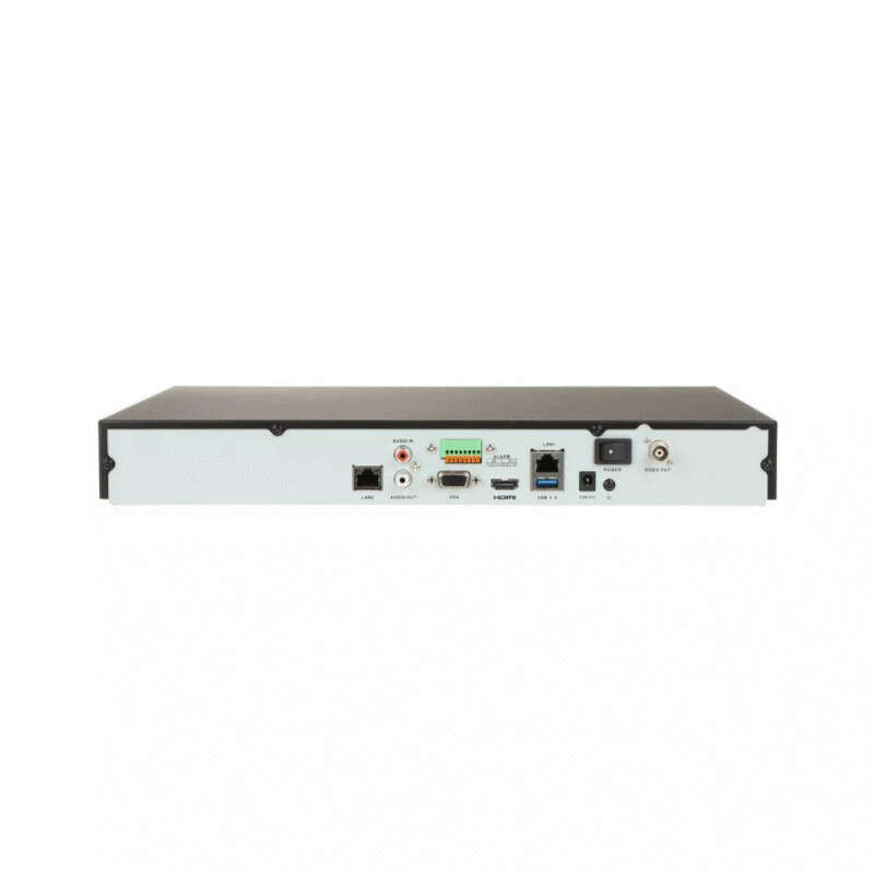 NVR 16 voies IP AcuSense jusqu'à 12MP 160Mbit/s