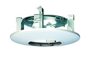 Support plafond plastique et acier blanc