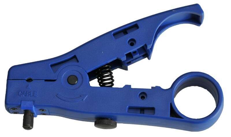 Dénudeuse 2 lames 6mm Ø6-7mm bleue en plastique pour KX6