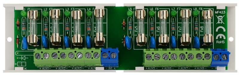 Carte 8 fusibles 1.5A LB8/8x1,5A/2,5/FTA