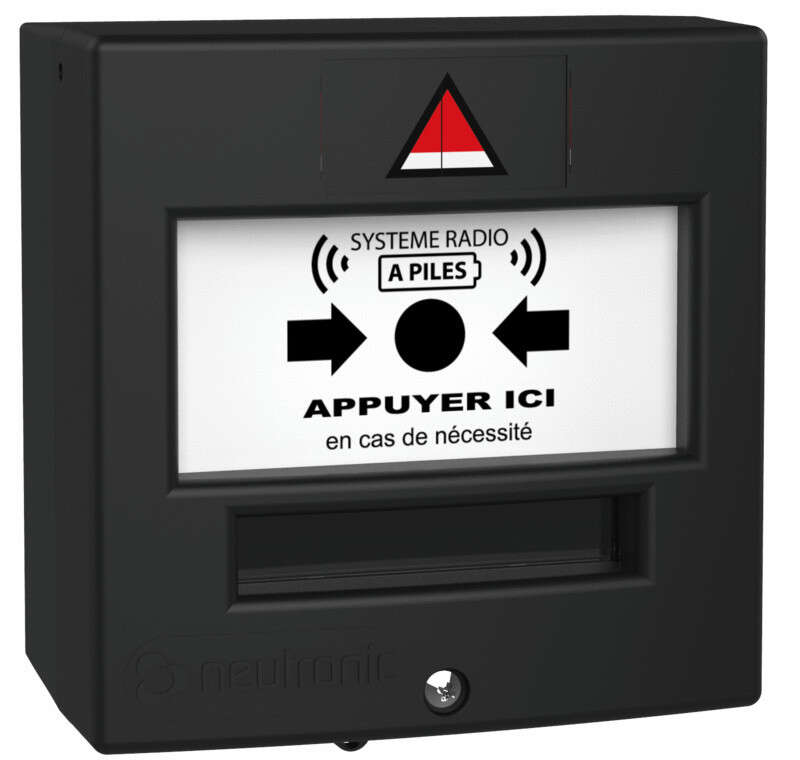 Déclencheur Manuel NOIR PPMS RADIO ADRESSABLE
