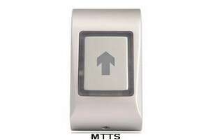 Bouton poussoir sensitif en Métal - 12/24 VCC - Gris Clair