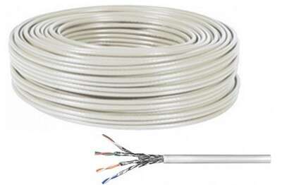 Câble réseau 4 paires Cat.5e F/UTP (avec écran) par 100m