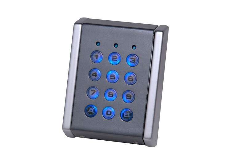 Clavier saillie touches plastiques 2 relais 1000 codes