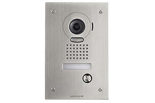 Platine de rue video encastrée resistante au vandalisme