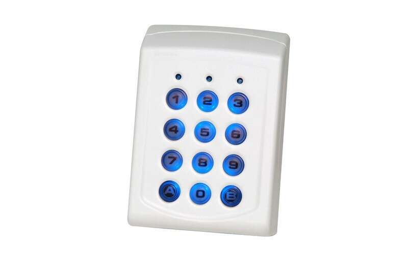 Clavier saillie touches plastiques 2 relais 1000 codes