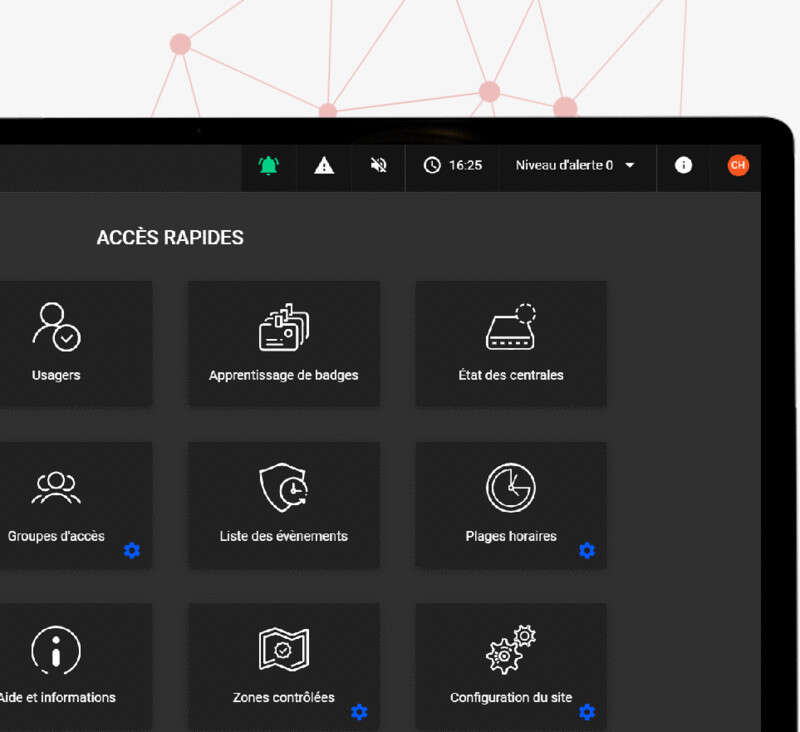 Solution logiciel pré-installé sur une Box secourue procurant un accès WEB