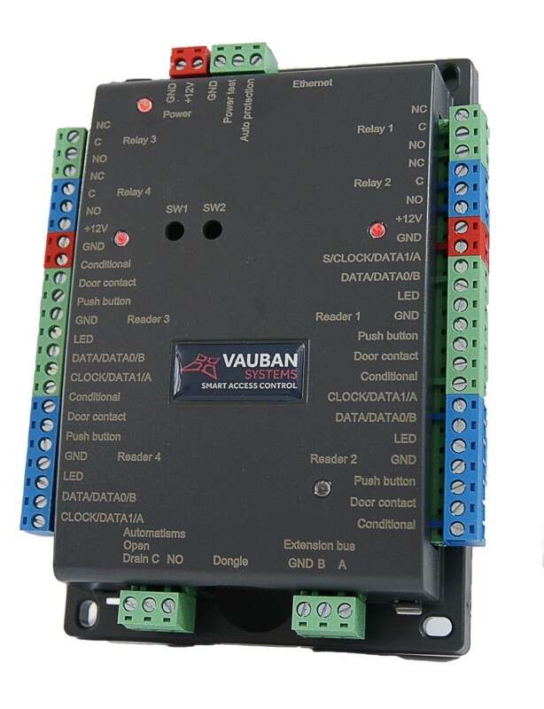 UTL IP 4 lecteurs/50000 utilisateurs Alim12Vdc sans coffret mural