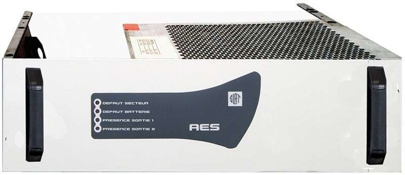 AES 48V 8A en rack 19 3U (sans batt.)