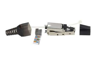 Connecteur Mâle sans outils RJ45 CAT5 à CAT7A