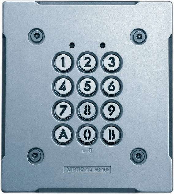 Clavier antivandale ZAMAC encastre