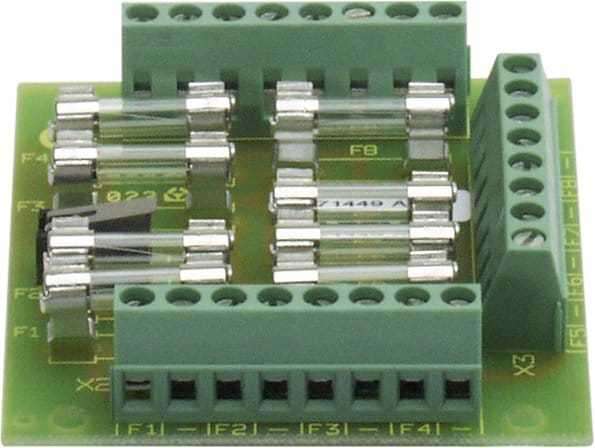 Carte 8 départs fusibles 500mA