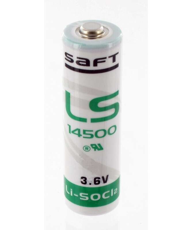 Pile AA  lithium SAFT LS14500, 3,6V, 2,6Ah