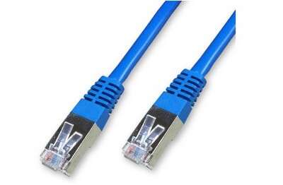 Cordon RJ45 Cat 6 FTP classic Bleu 3 mètres