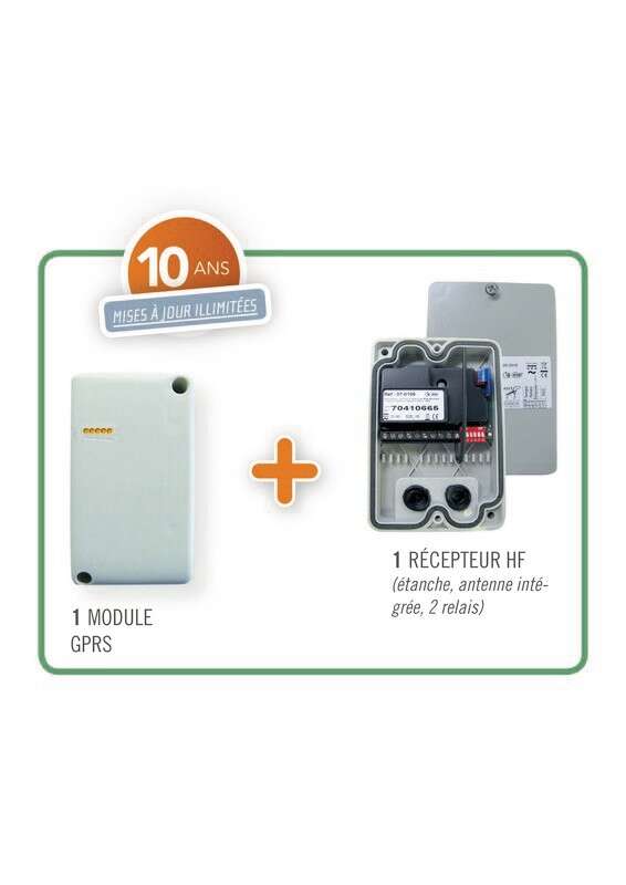 Intrabox Data Eco HF : récepteur HF Eco (07-0106) + 1 module GPRS