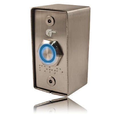 Bouton poussoir inox +boitier saillie