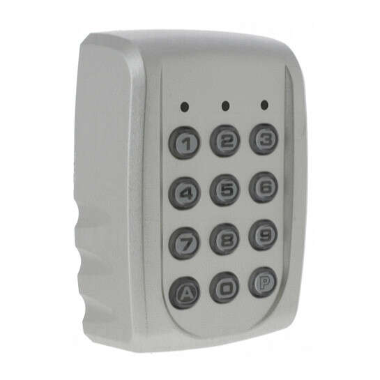 Clavier 2 relais 60 codes, extérieur en ABS gris