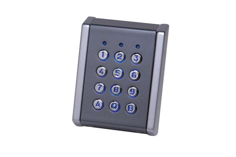 Clavier wiegand - Touches Métal - Alu gris/chrome