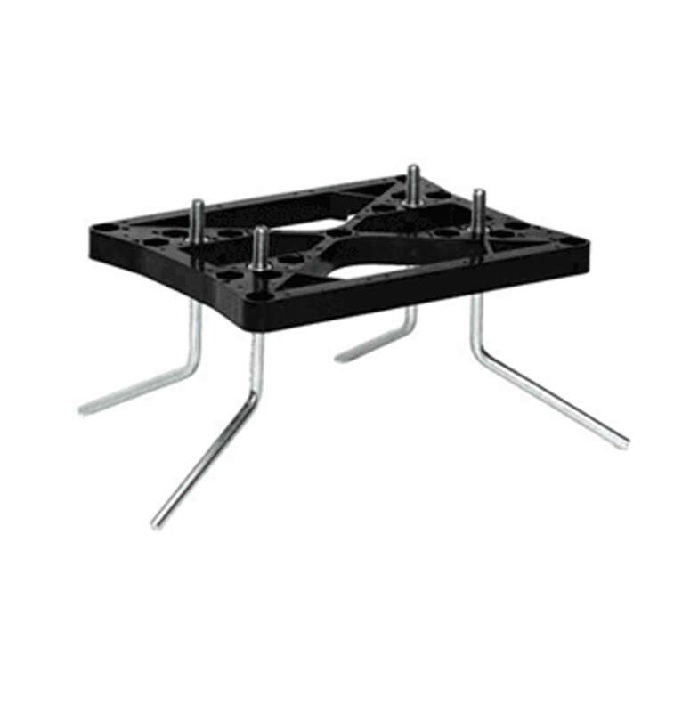 Embase de scellement pour colonne double