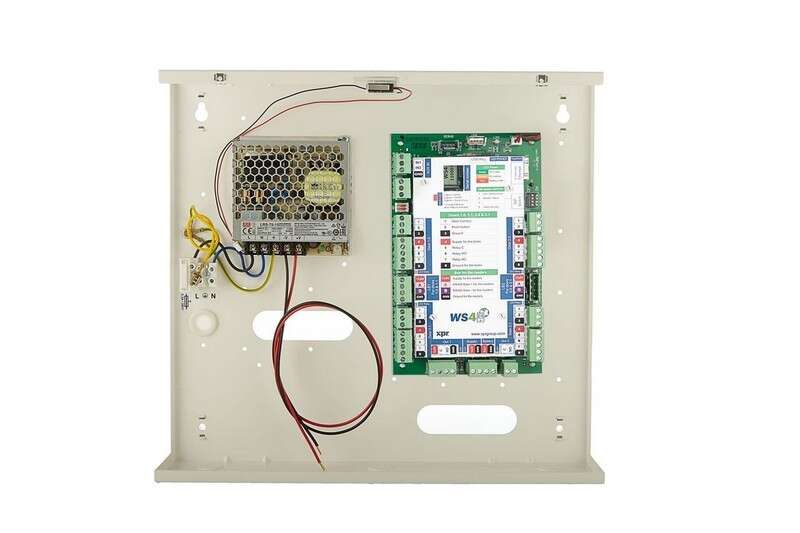 Boîtier universel alu avec alim 1 x 5A pour contrôleur de porte