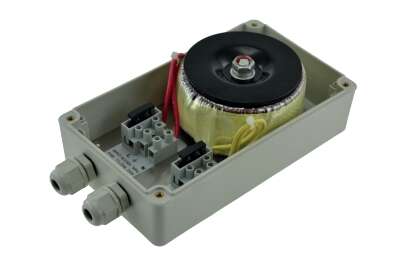 Alimentation en boitier ABS IP65- 24VAC/3A 72VA