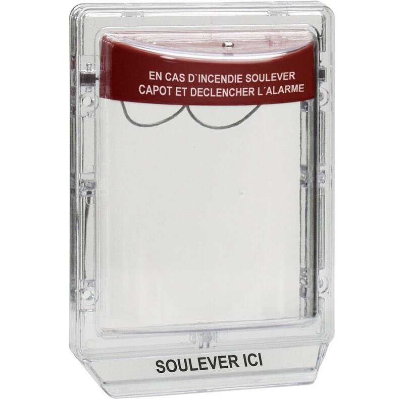 Couvercle de protection transparent pour DM