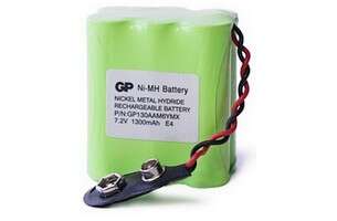 Pack batteries NiMh 4,8V-1,3Ah pour PowerMaster 10
