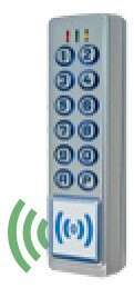 Clavier lecteur de prox mifare NFC  IP65 170x46x30mm