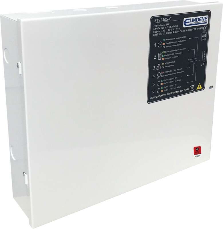 AES ELMDENE 24V-2A 275 x 330 x 80 (inclus 2x12V-7AH)