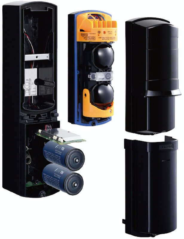 Barrière radio portée 60m, 2 faisceaux, faible consommation, monocanal