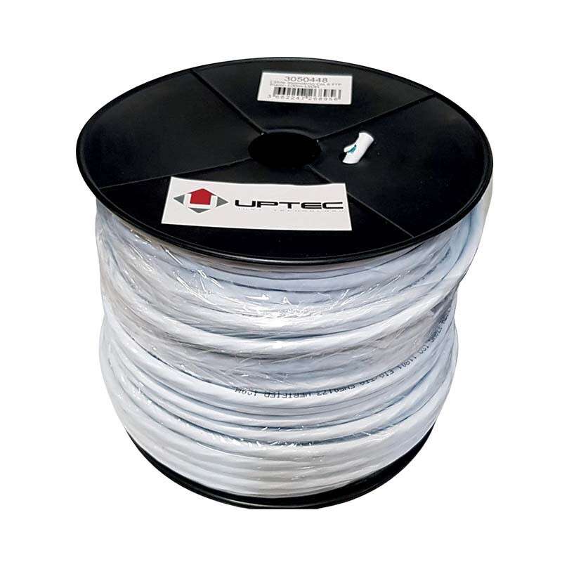 Câble FTP monobrin Cat 6 Blanc - 100 m - LSOH