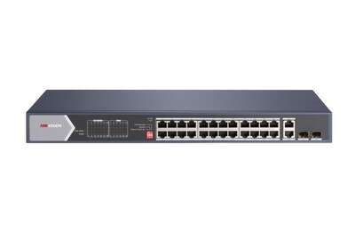 Switch 24 ports PoE Gbit  + uplink 2X RJ45 et 2X SFP Gbit