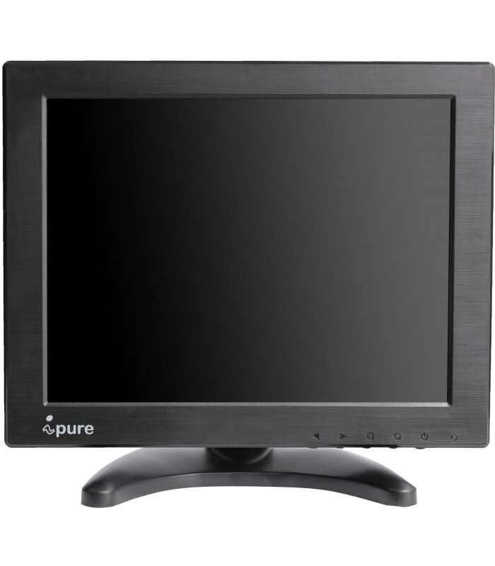 Ecran 10" (4/3) -800 X 600 - BNC in, HDMI, VGA, Noir