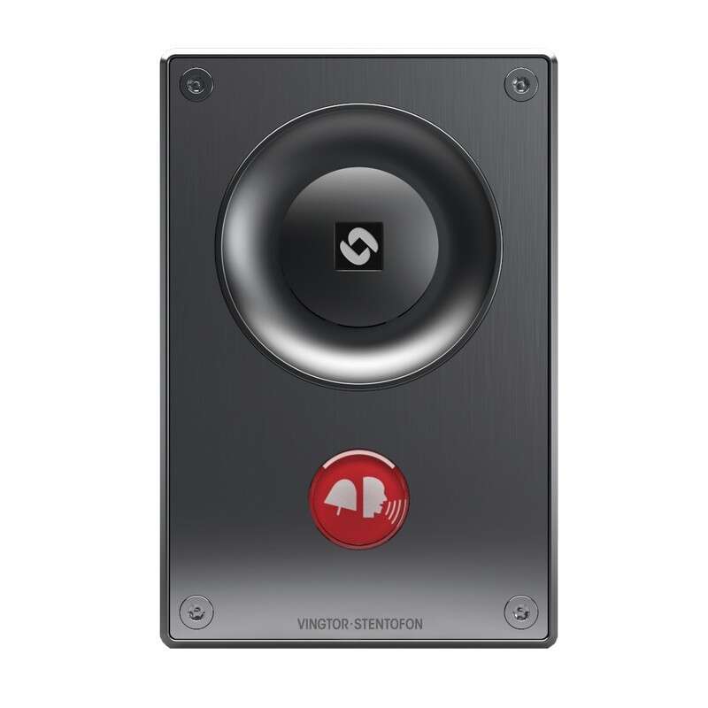 Platine interphone IP 1 BP IP66 IK10 acier inoxydable