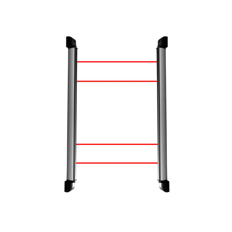 Barrière SENTINEL 80 2M (E+R) 4 faisceaux