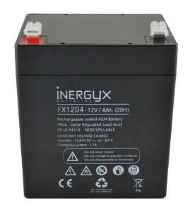 Batterie 12V / 4 Ah ABS FR / UL4-12FR / Boîtier UL94 V-0